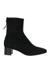 Legres Woman Ankle Boots Black Size 7 Leather