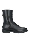 Legres Woman Ankle Boots Black Size 8 Leather