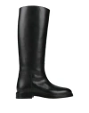 Legres Woman Boot Black Size 5 Leather In Black