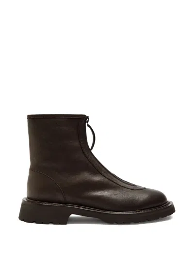 LEGRES ZIP-UP ANKLE BOOTS