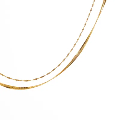 Lei & Mar Co. Women's Gold The Ophelia Layered Necklace