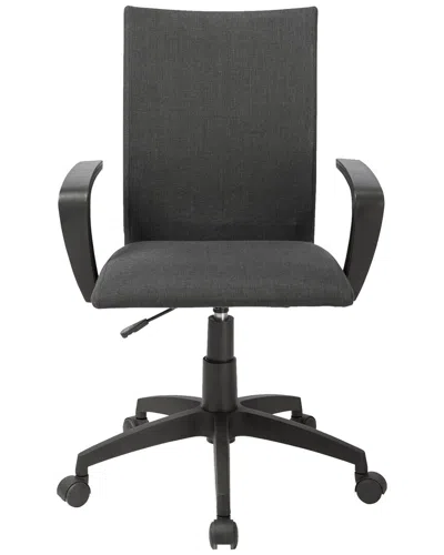 Leick Home Apostrophe Office Desk Chair In Gray