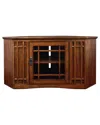 Leick Home Mission Solid Wood 1-door Corner Tv Stand For 50in Tvs In Brown