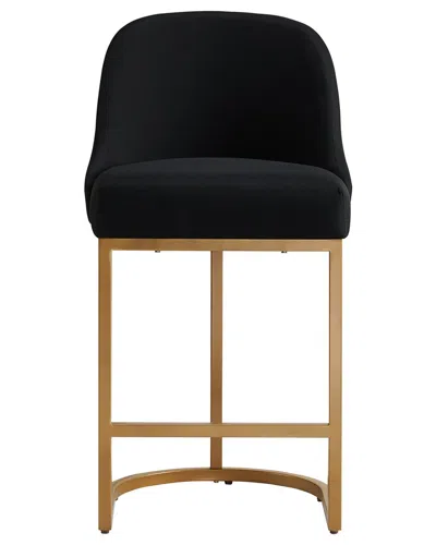 Leick Home Set Of 2 Barrelback Counter Stools With High Density Foam Seat In Neutral