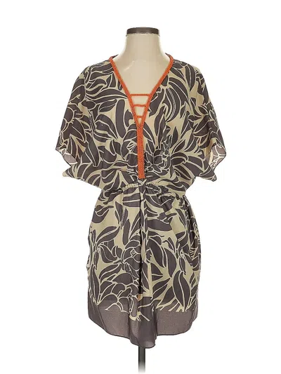 Pre-owned Leifnotes Casual Dress In Brown