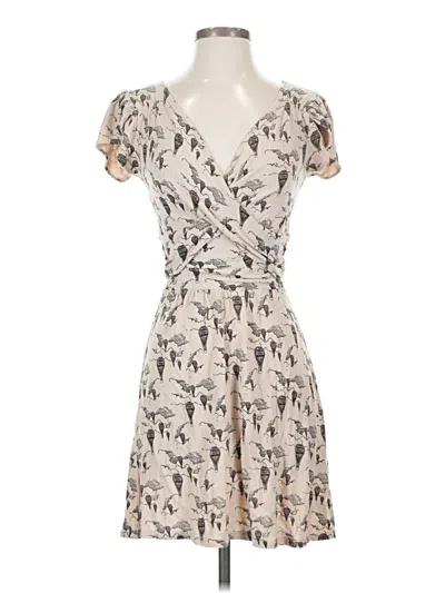 Pre-owned Leifnotes Casual Dress In Ivory