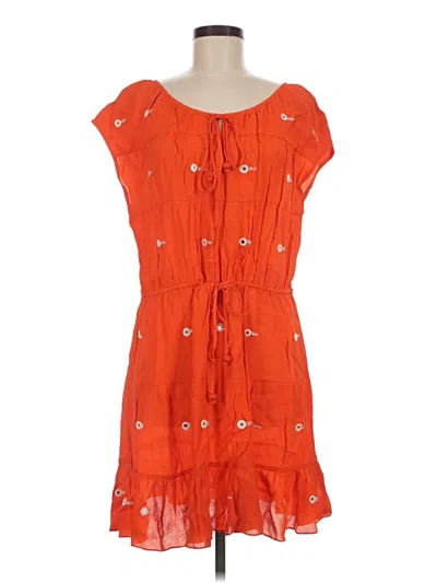 Pre-owned Leifnotes Casual Dress In Orange