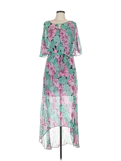 Pre-owned Leifnotes Casual Dress In Purple