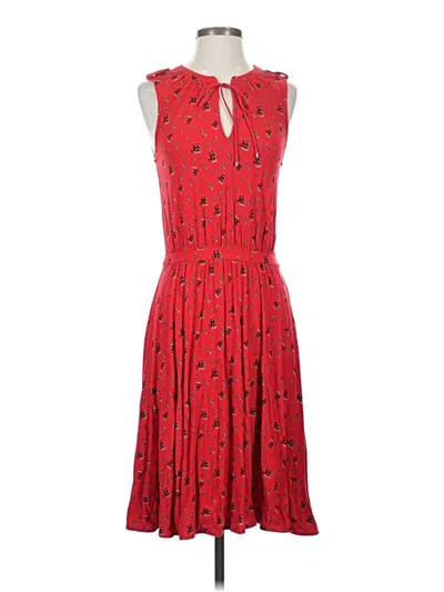 Pre-owned Leifnotes Casual Dress In Red