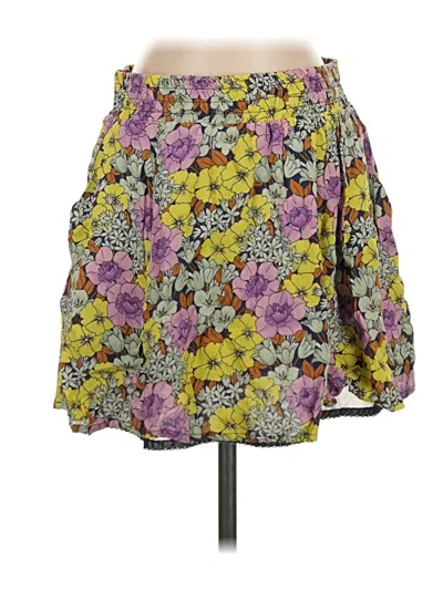 Pre-owned Leifnotes Casual Skirt In Purple