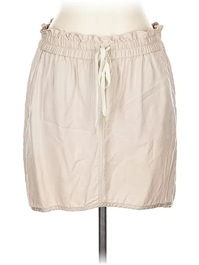 Pre-owned Leifnotes Casual Skirt In White