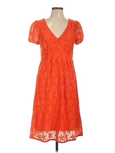 Pre-owned Leifnotes Cocktail Dress In Orange