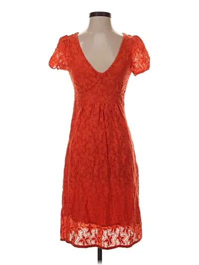 Pre-owned Leifnotes Cocktail Dress In Orange