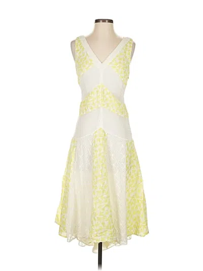 Pre-owned Leifnotes Cocktail Dress In Yellow