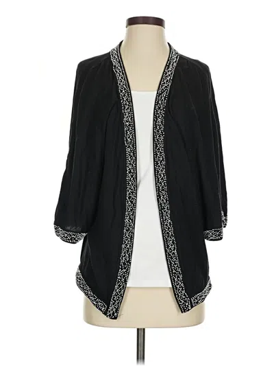 Pre-owned Leifnotes Kimono In Black