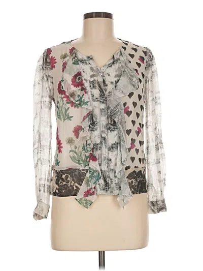 Pre-owned Leifnotes Long Sleeve T-shirt In Ivory