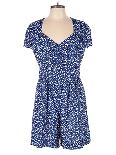 Pre-owned Leifnotes Romper In Blue