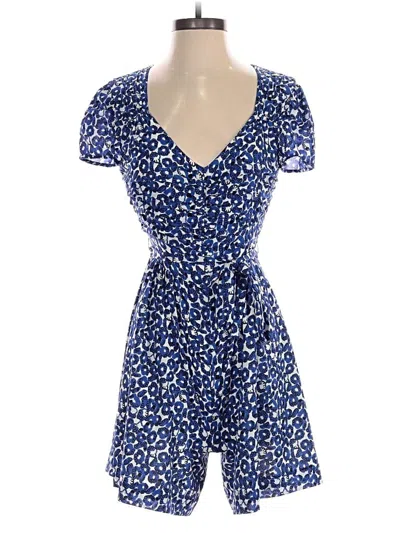 Pre-owned Leifnotes Romper In Blue