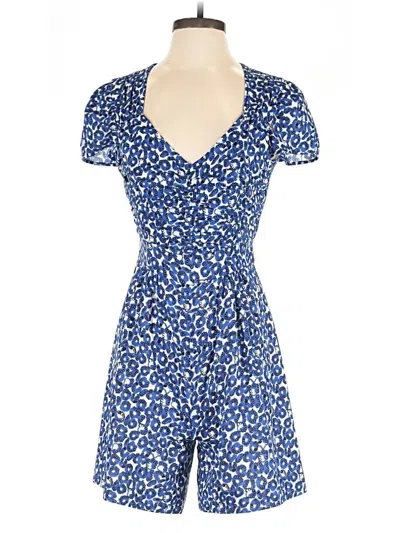 Pre-owned Leifnotes Romper In Blue