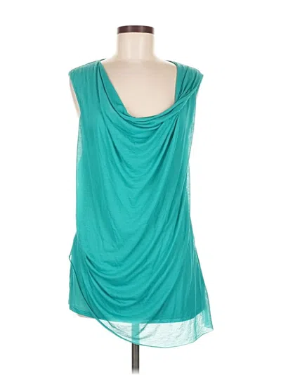 Pre-owned Leifnotes Sleeveless Blouse In Blue