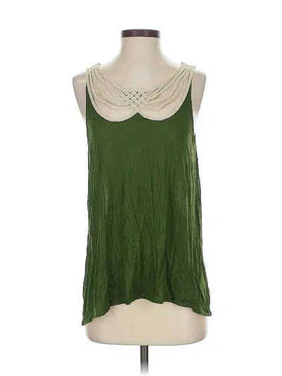 Pre-owned Leifnotes Sleeveless Blouse In Green