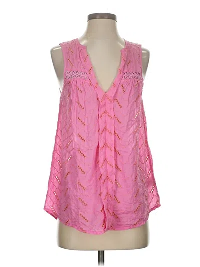 Pre-owned Leifnotes Sleeveless Blouse In Pink