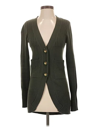 Pre-owned Leifsdottir Cardigan Sweater In Green