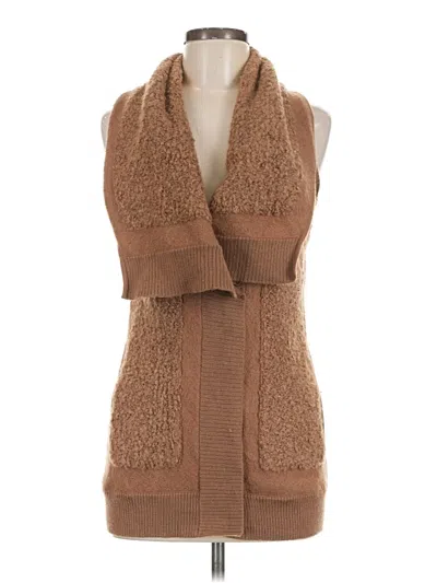 Pre-owned Leifsdottir Cardigan Sweater In Tan