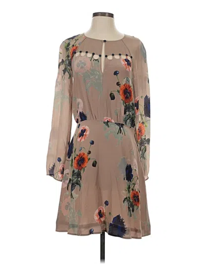 Pre-owned Leifsdottir Casual Dress In Brown