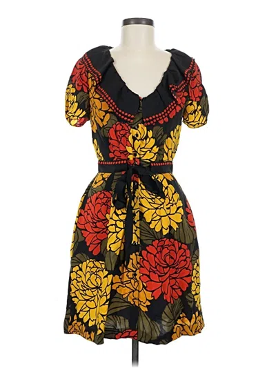 Pre-owned Leifsdottir Casual Dress In Yellow