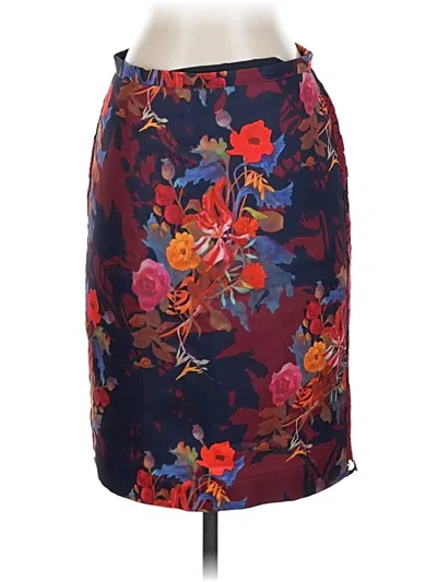 Pre-owned Leifsdottir Casual Skirt In Burgundy