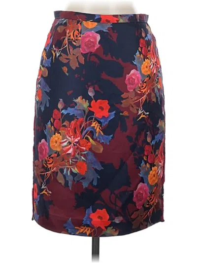 Pre-owned Leifsdottir Casual Skirt In Burgundy