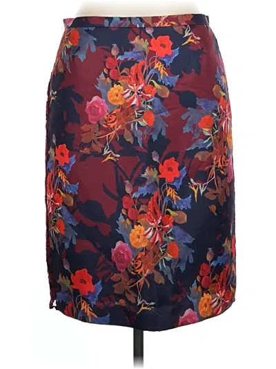 Pre-owned Leifsdottir Casual Skirt In Burgundy