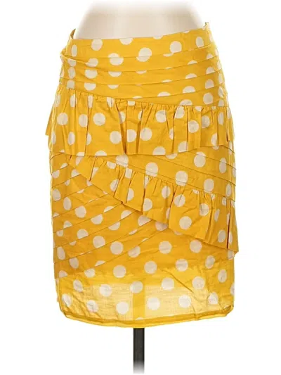 Pre-owned Leifsdottir Casual Skirt In Yellow