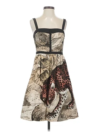 Pre-owned Leifsdottir Cocktail Dress In Brown
