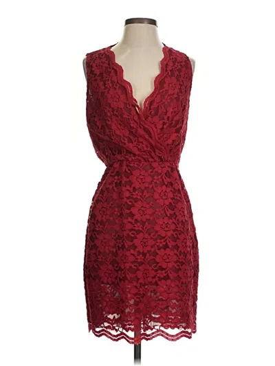 Pre-owned Leifsdottir Cocktail Dress In Burgundy