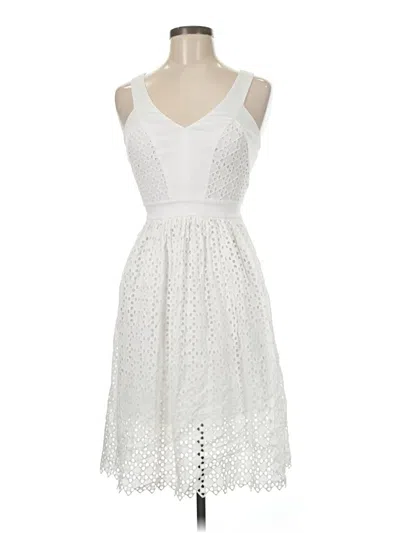 Pre-owned Leifsdottir Cocktail Dress In White