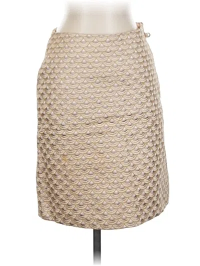 Pre-owned Leifsdottir Formal Skirt In Brown