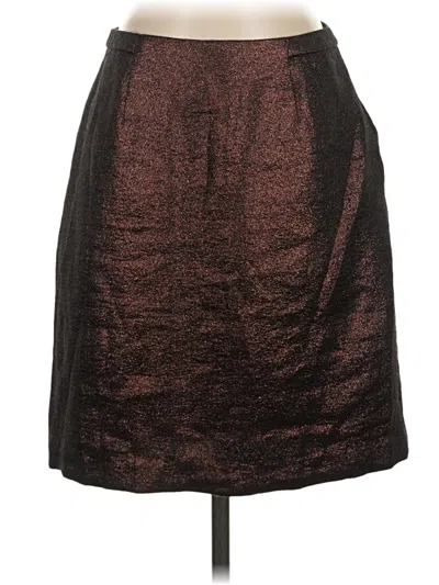 Pre-owned Leifsdottir Formal Skirt In Brown