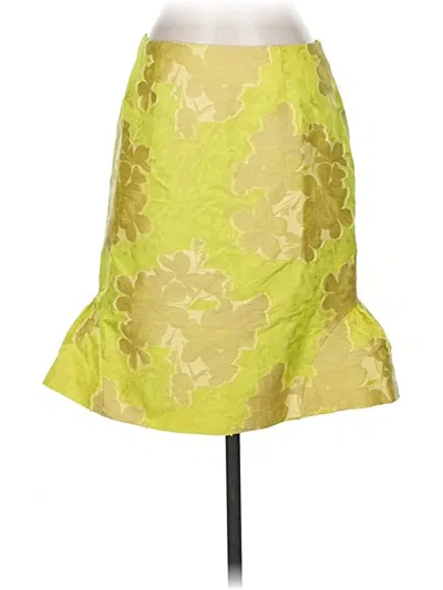 Pre-owned Leifsdottir Formal Skirt In Yellow