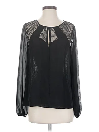 Pre-owned Leifsdottir Long Sleeve Blouse In Black