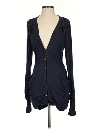 Pre-owned Leifsdottir Long Sleeve Blouse In Black