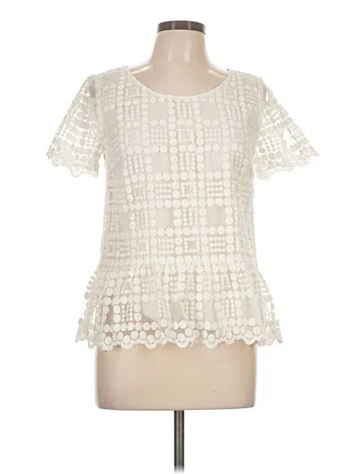 Pre-owned Leifsdottir Short Sleeve T-shirt In White