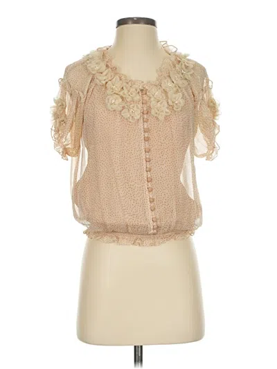 Pre-owned Leifsdottir Sleeveless Blouse In Ivory