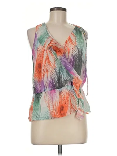 Pre-owned Leifsdottir Sleeveless Blouse In Orange