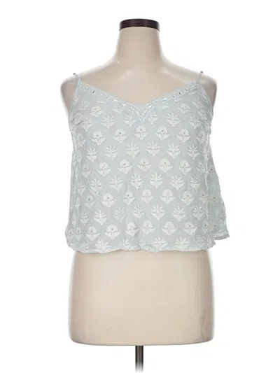 Pre-owned Leifsdottir Sleeveless Top Silver Sweetheart Neckline Tops