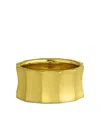 Leigh Maxwell 18k Yellow Gold Horizontal Ring In Gold