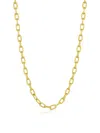 Leigh Maxwell 18k Yellow Gold Oval Link Chain Necklace In Gold
