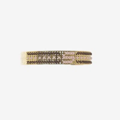 L'eight Studio Embroidered Steel Bracelet In Multicolor