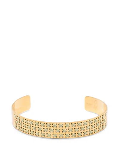 L'eight Studio Engraved Cuff Bracelet In Gold